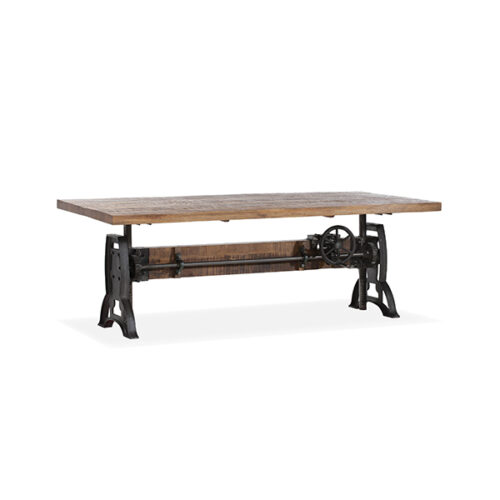 Eettafel Iron - Mangohout - Rechthoek - X-poot - 180 cm - WGXL Collection