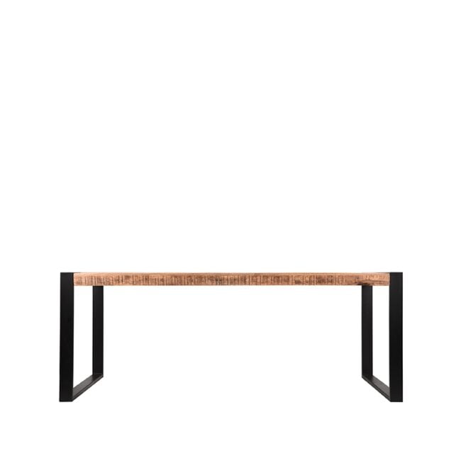 LABEL51 Esszimmertisch Brüssel – Grob – Mangoholz – 200×90 cm – Wiegers XL meubels en tuinmeubelen