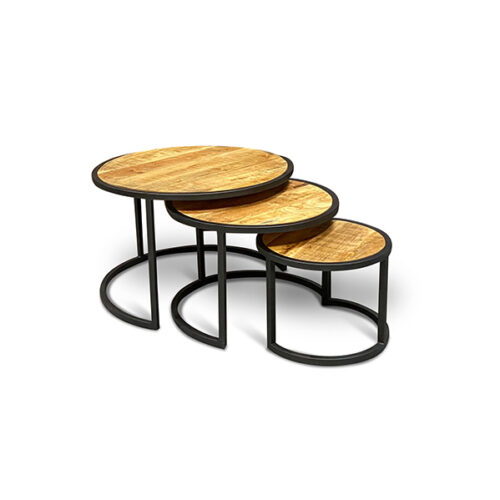 Mangohouten salontafels | Groot aanbod mango meubelen | Wiegers XL