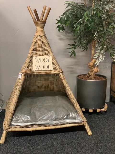 Rotan Hondenmand - Tipi Tent - Groot - WGXL Collection - Wiegers XL meubels en tuinmeubelen