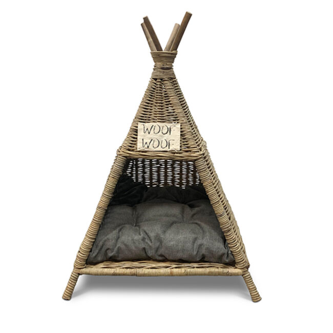 Rotan Hondenmand - Tipi Tent - Groot - WGXL Collection - Wiegers XL meubels en tuinmeubelen