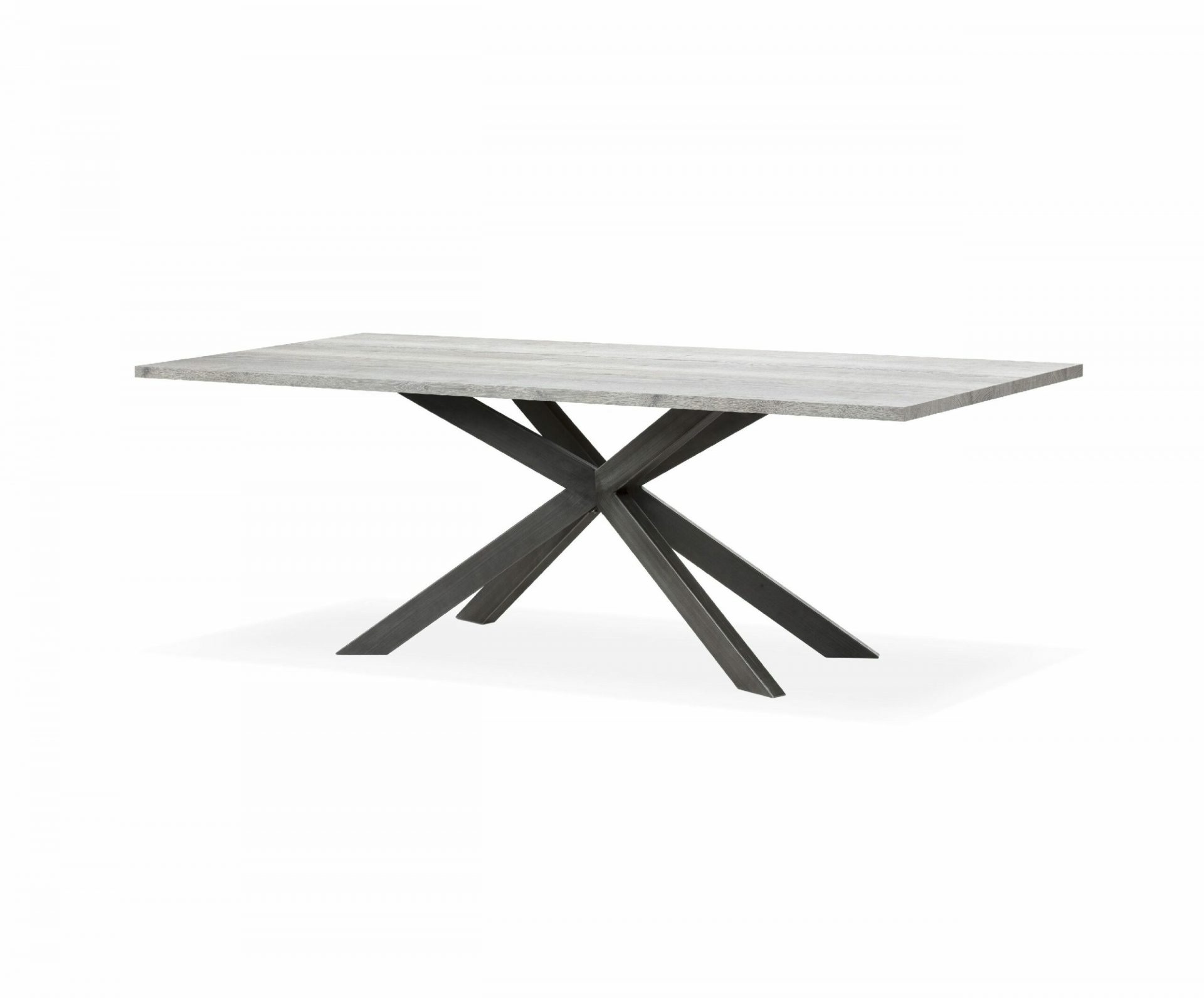 Eettafel shape - Lamulux - Rechthoek - Spinpoot - Maxfurn 220 cm Mango