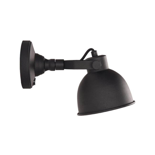 LABEL51 Wandlamp Bow - Zwart - Metaal - L - MT-2151