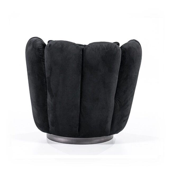 fauteuil maria velvet zwart