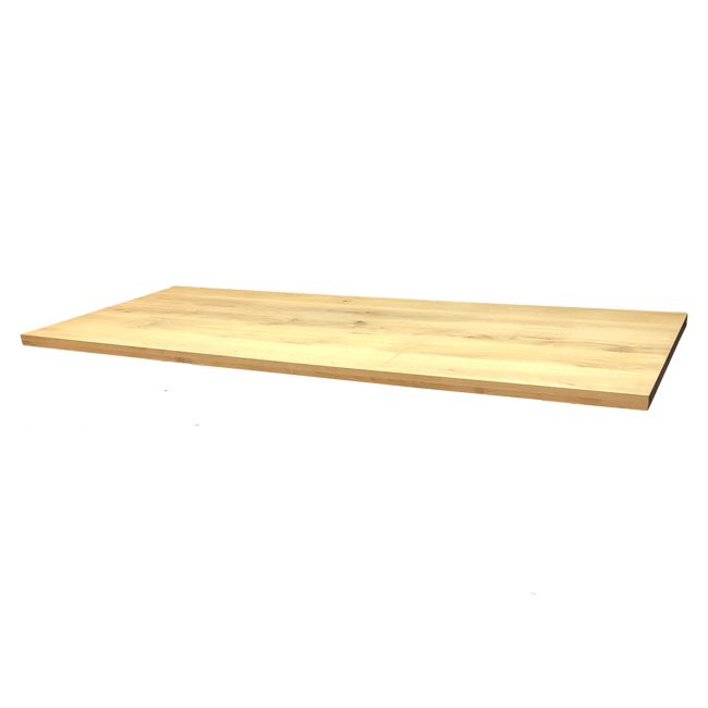 Tischplatte gerades Modell - Eichenholz - Verdickt 4,5 cm - 260 cm - WGXL Kollektion - Wiegers XL meubels en tuinmeubelen