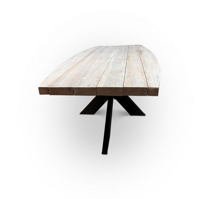 Tuintafel Oval - Teakhout - Ovaal - 300 cm - WGXL Collection - Wiegers XL meubels en tuinmeubelen