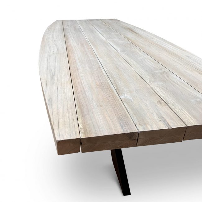 Tuintafel Oval - Teakhout - Ovaal - 200 cm - WGXL Collection - WiegersXL