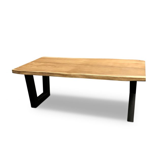 Baumstammtisch – Suar-Holz – U/X-Bein – 250 cm – WGXL-Kollektion – Wiegers XL meubels en tuinmeubelen