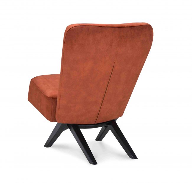 Sessel Denvor – Stoff Adore – Kupfer – WGXL Kollektion – Wiegers XL meubels en tuinmeubelen