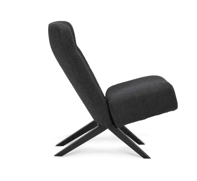 Fauteuil Denzol - Stof Alpine - Onyx - WGXL Collection