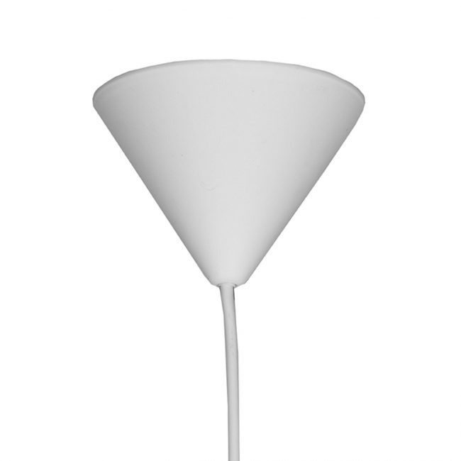 LABEL51 Hängeleuchte Twist - Weiß - Flachs - 55 cm - QP-4040