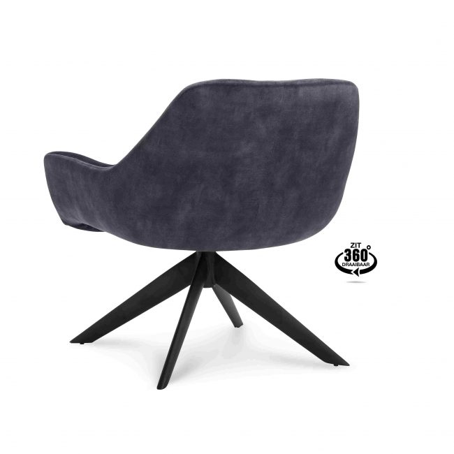 Fauteuil Clinton - Stof Adore - Antraciet - WGXL Collection