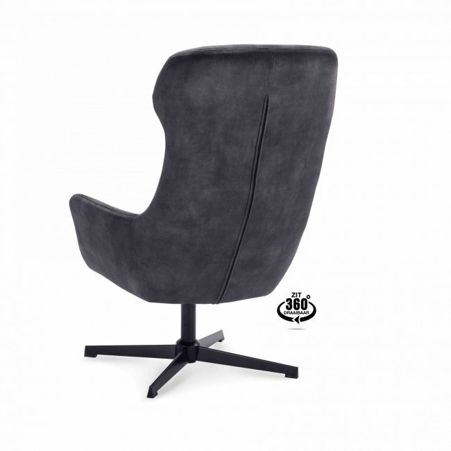 Fauteuil Vien - Stof Adore - Antraciet - WGXL Collection