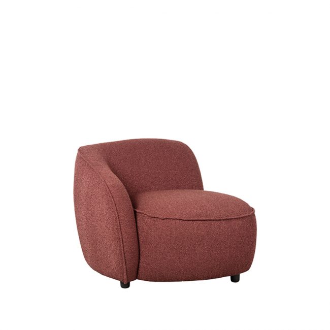 LABEL51 Fauteuil Livo Links - Winered - Boucle - LT-63.017