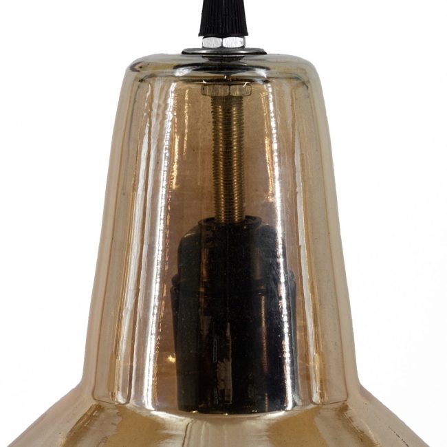 Hanglamp James - 3 Kappen - Glas - Goud - Kolony - WiegersXL