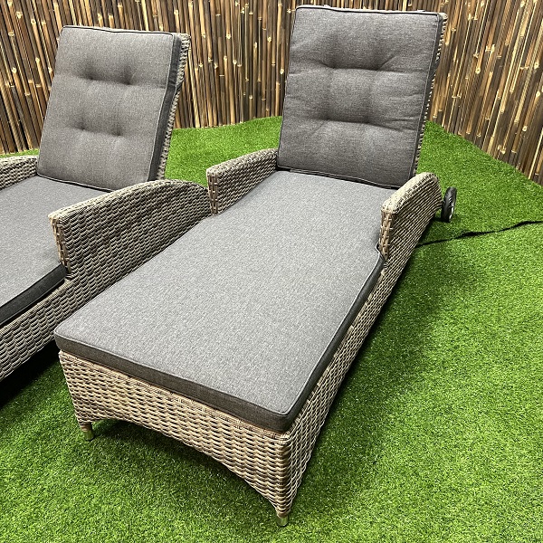 Duoset Liege Buffalo - Hellgrau - Qopps - Wiegers XL meubels en tuinmeubelen