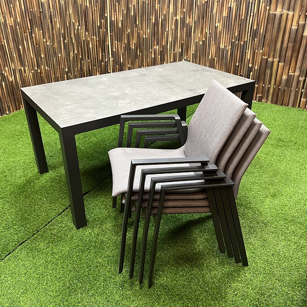 Garten-Set Levas - Fubar - 4 oder 6 Personen - Qopps - Wiegers XL meubels en tuinmeubelen