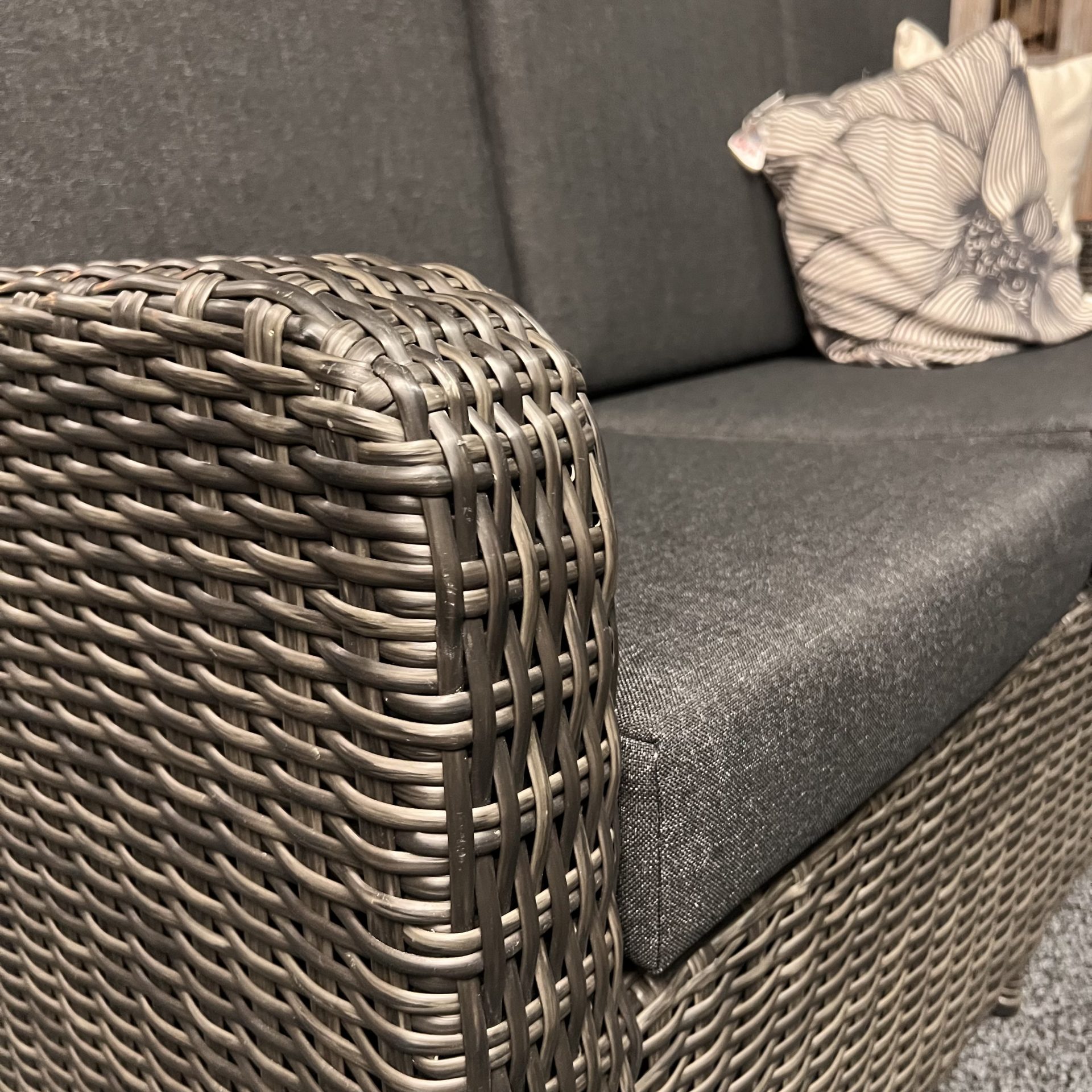 Loungeset Weybourne - Wicker - Donkergrijs - WGXL Collection - Wiegers XL meubels en tuinmeubelen
