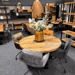 kleine ronde eettafel voor een kleine ruimte