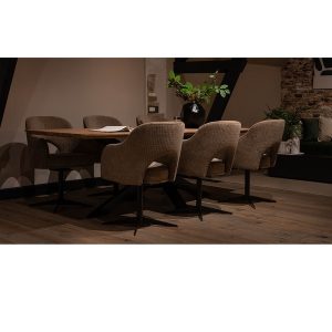 hoeveel ruimte achter stoel eettafel