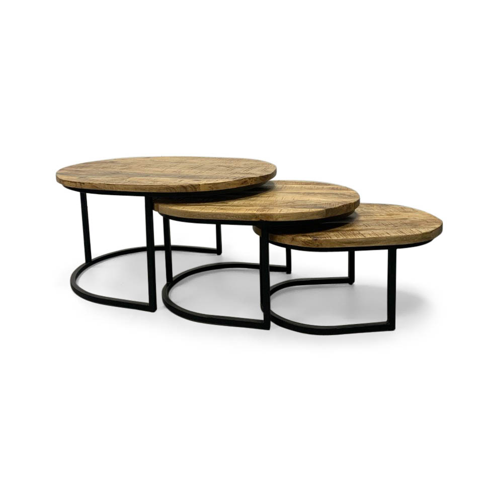 Mangohouten salontafels